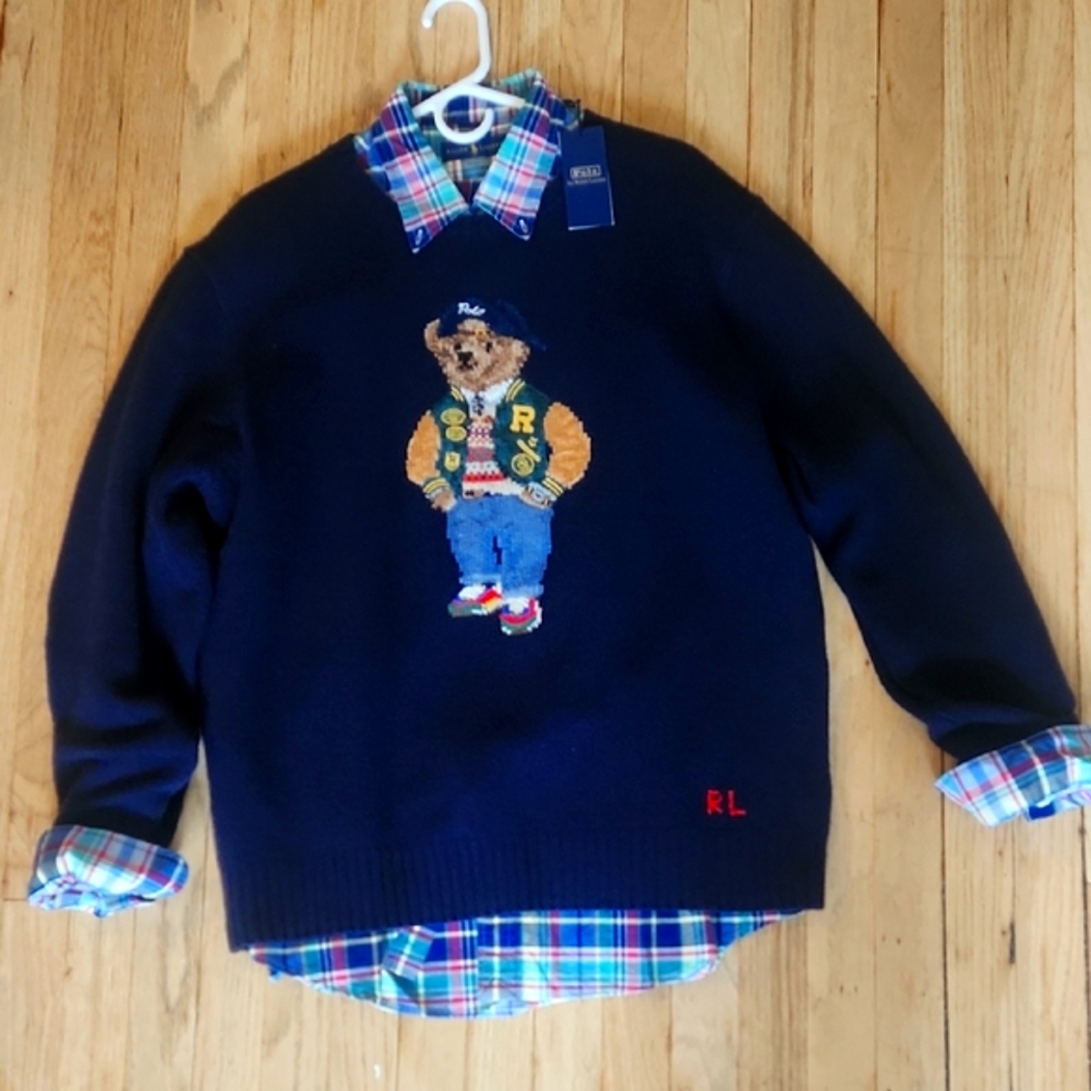 Varsity Polo Bear Sweater